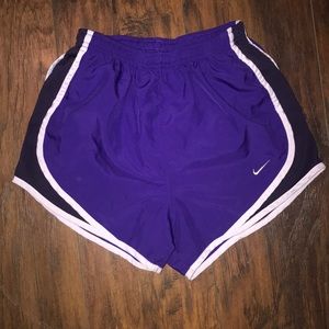 Nike size XS workout shorts purple